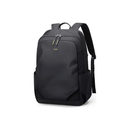 GOLF Ткань Рюкзак Большой Мужской Черный Элегантный Серый