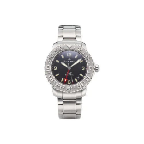 BLANCPAIN LÉMAN Автоматический Механический Механизм Мужские Часы 40,5 мм Черный Циферблат Корпус из Нержавеющей Стали