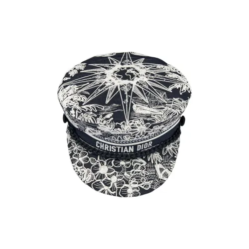 DIOR Хлопок Береты Черные Женские