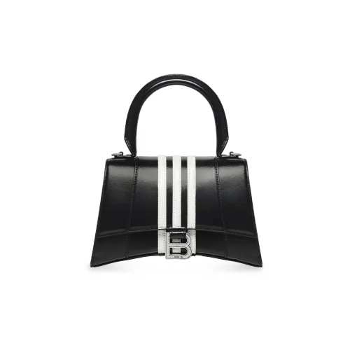 Balenciaga Adidas Коллаборация HOURGLASS Коровья кожа Сумка Обычный Женские Черный
