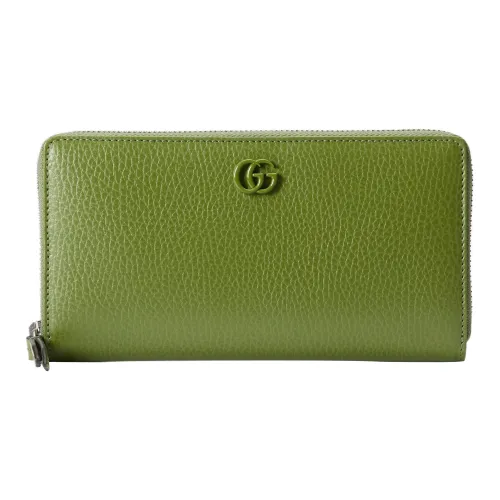 GUCCI GG Marmont Кожа Кошелек Женские Зеленый
