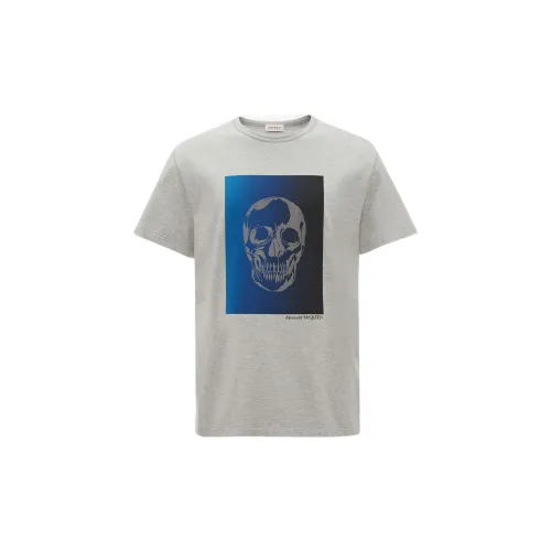 Alexander McQueen Серые Мужские T-Рубашки