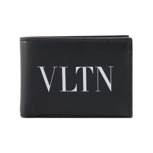Valentino VLTN Leather Wallet Men's Black