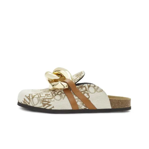 JW Anderson Резиновая подошва Домашние тапочки Мужские Экрю