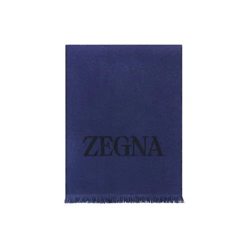 Ermenegildo Zegna Шерсть Трикотаж Шарфы Морской Синий Мужской