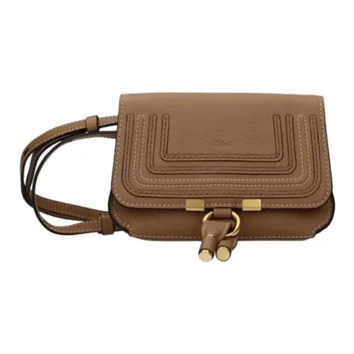 Chloe Marcie Телячья кожа Одно плечо Через плечо Бананка Женские Коричневый