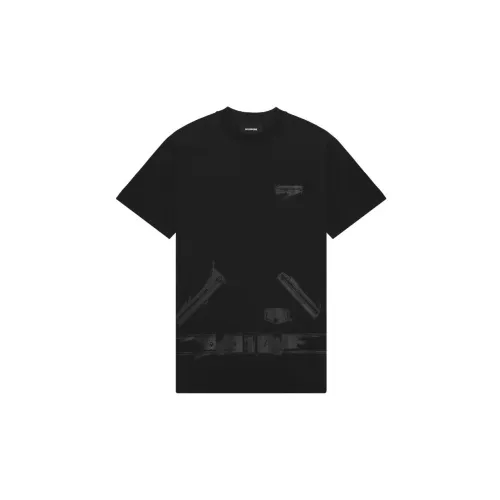WE11DONE SS23 Черная унисекс футболка