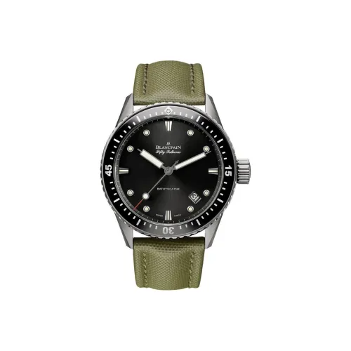 BLANCPAIN Автоматический Механический Часы Мужские FIFTY FATHOMS 43 мм Черные