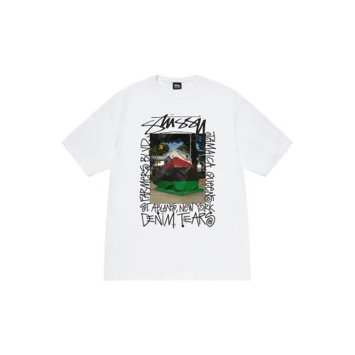 Stussy x Denim Tears совместная брендированная футболка унисекс