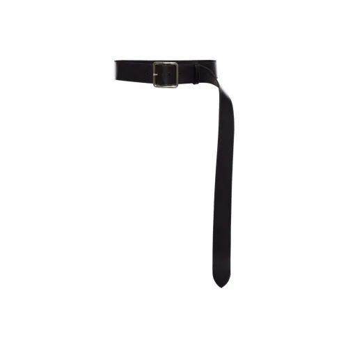 Alexander McQueen Ремни из коровьей кожи, черные, женские