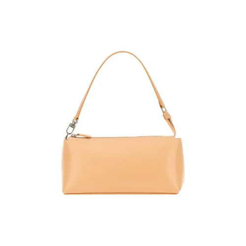 Staud Kaia Коровья кожа Сумка через плечо Сумка Сумка через плечо Женская Светло-оранжевая