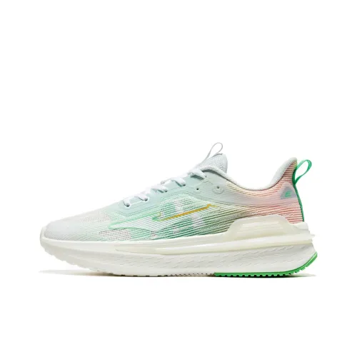 Erke Excellence Low Топ Беговые кроссовки Мужской Белый Polar Зеленый