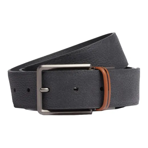 Ermenegildo Zegna Ремни из коровьей кожи Черный/Кофейный Мужской