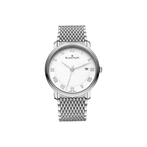 BLANCPAIN VILLERET Автоматический Механический Механизм Мужские Часы 40 мм Белый Циферблат Корпус из Нержавеющей Стали