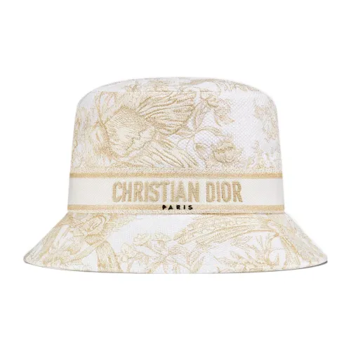 DIOR Шляпы ведра Белый/золотой Женские