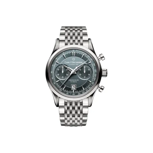 Carl F.Bucherer Автоматический Механический Механизм Мужские Часы из Коллекции MANERO 43 мм Серый