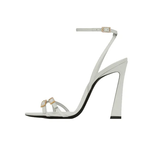 SAINT LAURENT One Sandals 11cm Women's Light Green SAINT LAURENT One Сандалии 11 см Женские Светло-зеленые