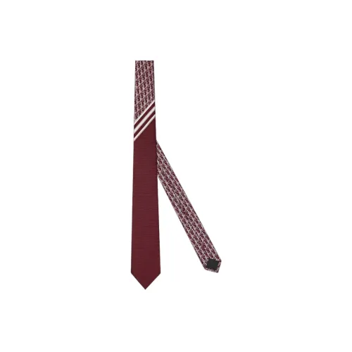 DIOR Шелковые галстуки, бордовый, мужской