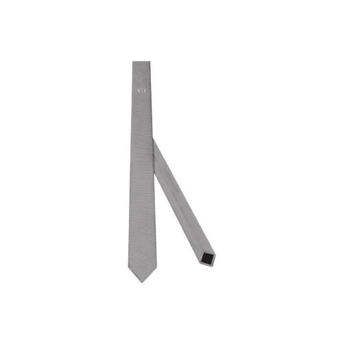 DIOR Шелковые галстуки, серый, мужской