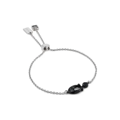 COACH Brass Bracelets Серебряный Унисекс