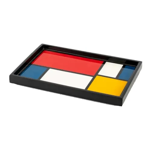 HOWstore Мондриан Коллекция Средний размер Художественный Лоток 3 56 см Продукты на основе трендов