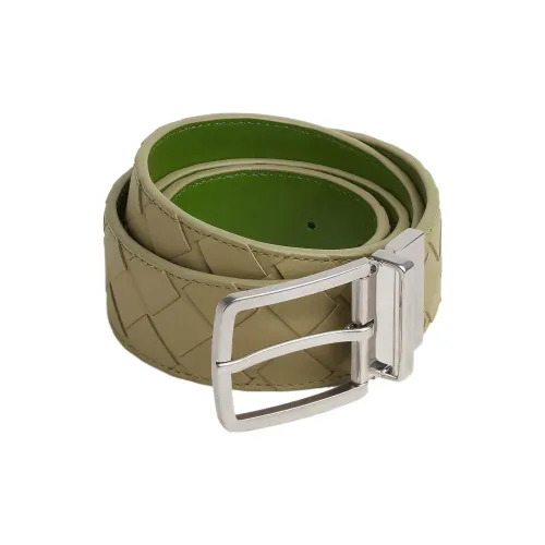 Bottega Veneta Intrecciato Двойная сторона застежка мужская ширина 3,5 см