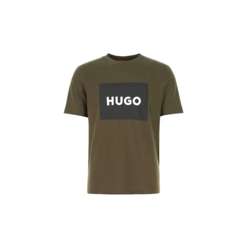 Hugo Boss Зеленые Мужские T-рубашки