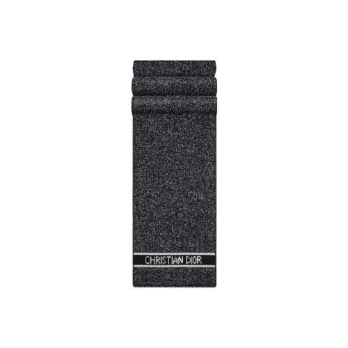 DIOR Вязаные шарфы Черный Женские