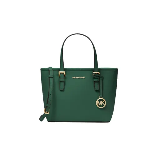 MICHAEL KORS Jet Set Travel Кожа Тоут Сумка Сумка для покупок Сумка Сумка через плечо Сумка через плечо Большая Женская Зеленая