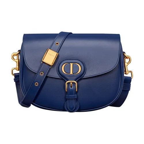 DIOR Bobby Гладкая коровья кожа Сумка через плечо Сумка на плечо Женская Королевский синий