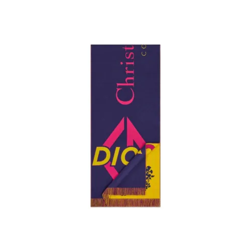 DIOR Шерсть Вязаные Шарфы Фиолетовый Мужской