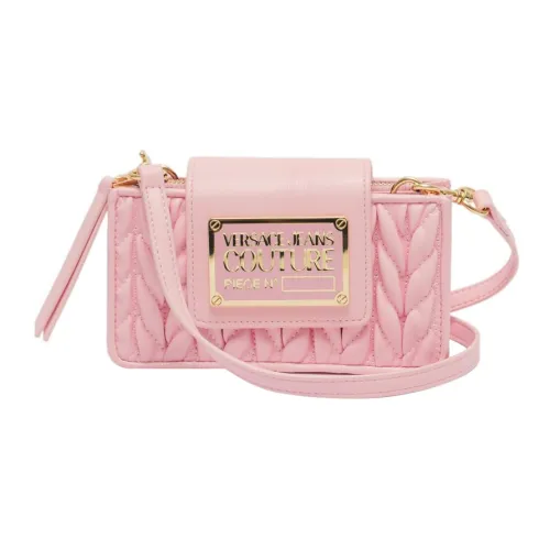 VERSACE JEANS COUTURE ПУ (полиуретан) Сумка через плечо Женская Розовая