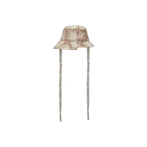 JW Anderson Cotton Bucket Hats Коричневый Мужской