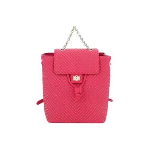 Furla Pop Star Lambskin Детали Backpack Women's Fuchsia