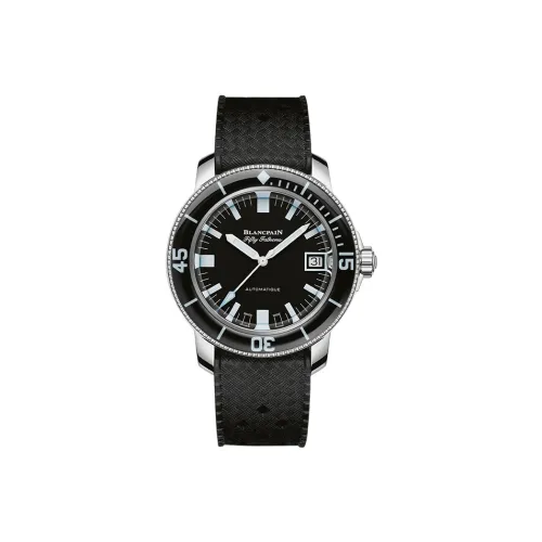 BLANCPAIN FIFTY FATHOMS Автоматический Механический Механизм Мужские Часы 40,3 мм Черный Циферблат