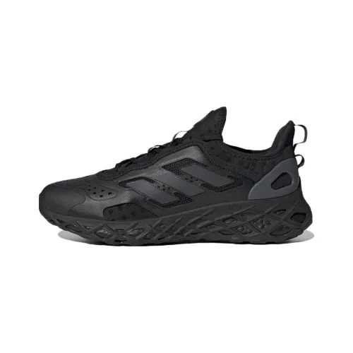 Adidas Web Boost Slip-resistant Abrasion-resistant Lightweight Low-Top Running Shoes Men's Black Adidas Web Boost Противоскользящие Устойчивые к истиранию Легкие Низкие Беговые Кроссовки Мужские Черные