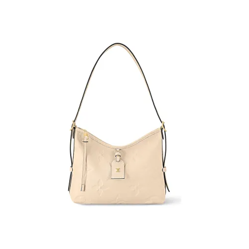 LOUIS VUITTON EMPREINTE Мягкий GRAIN LEATHER Комбинированная сумка Сумка Сумка через плечо Женская Белая