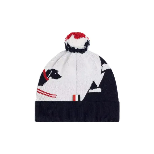 THOM BROWNE Кашемир Шапки-бини Синий Мужской