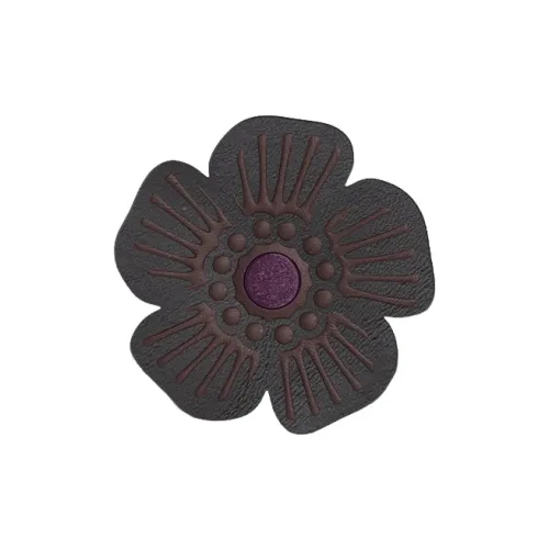 COACH Кожа Bag Charm Сумка Мерч Женский Черный Темно-Красный