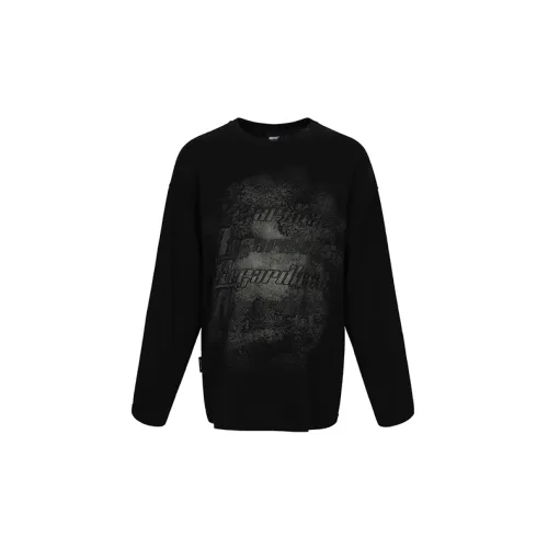 BJHG Угольно-черный Унисекс Футболка