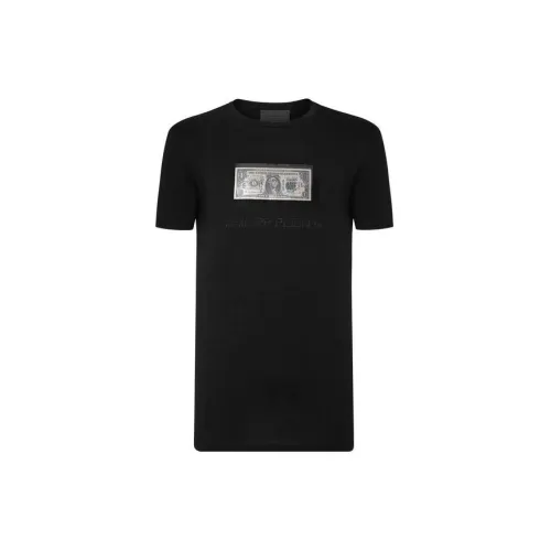 PHILIPP PLEIN Мужские черные рубашки T