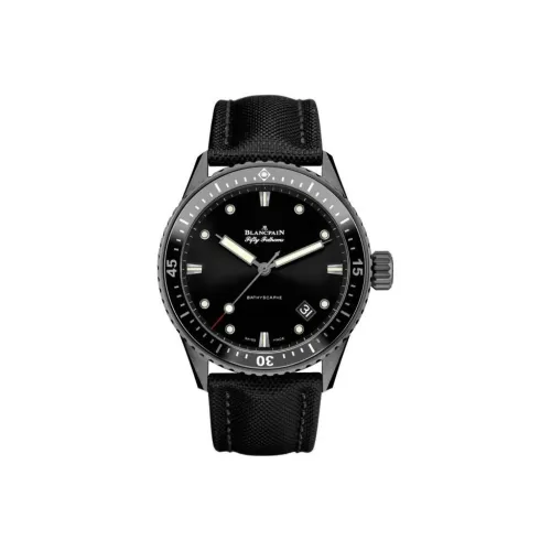 BLANCPAIN Автоматический Механический Часы Мужские 43 мм Черные