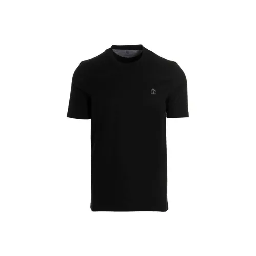 BRUNELLO CUCINELLI Черные Мужские Рубашки