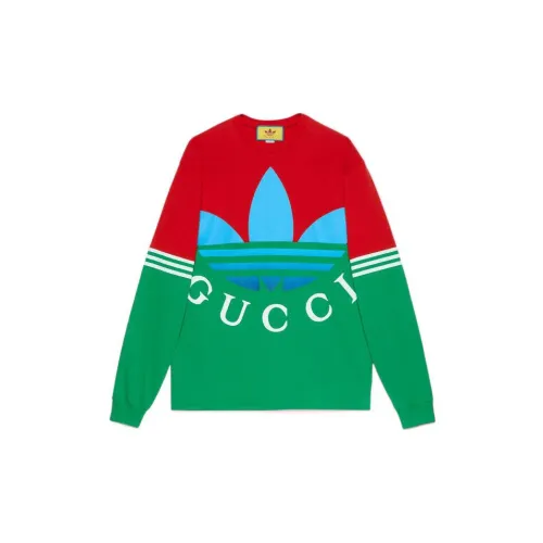 GUCCI X ADIDAS SS23 T-Shirt Мужской Зеленый