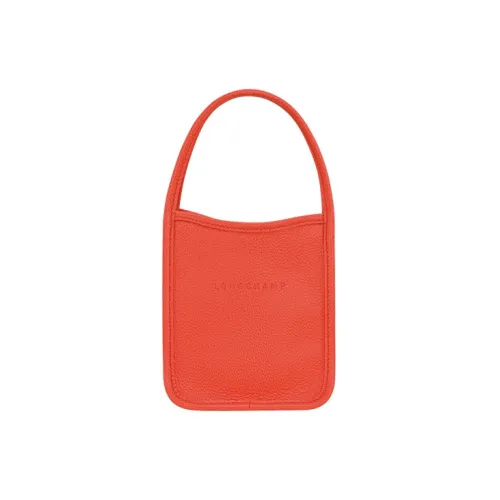 LONGCHAMP Le Foulonné Сумка для хранения из коровьей кожи Сумка через плечо Сумка Extra Small Женская Апельсин