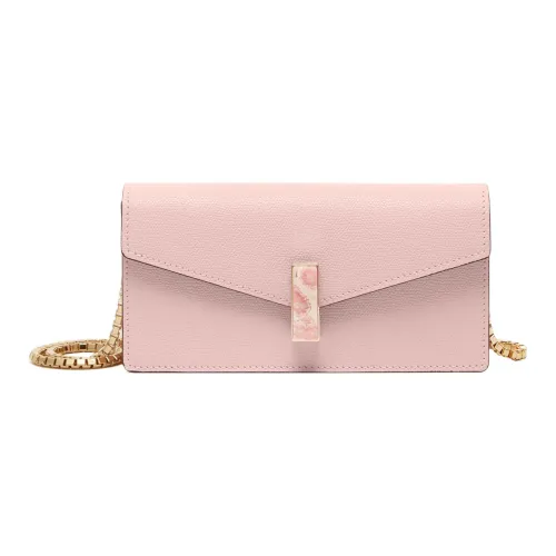 Valextra Iside Телячья кожа Одно плечо Через плечо Клатч Женский Розовый