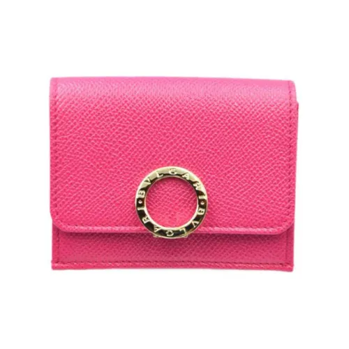 BVLGARI Телячья кожа Кошелек Женские Аметистовый цвет