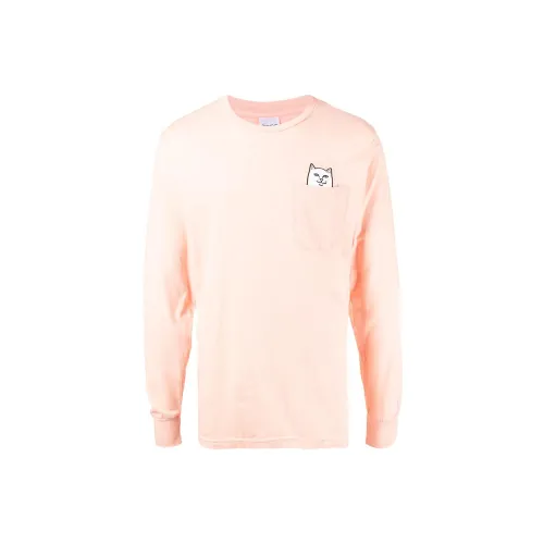 RIPNDIP FW22 Длинный рукав Т-рубашка Мужская Розовая