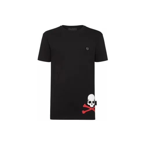 PHILIPP PLEIN Мужские черные рубашки T