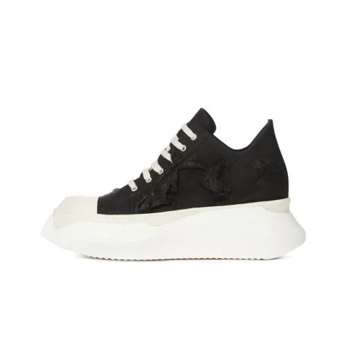 Rick Owens DRKSHDW Низкий Топ Стильный Скейтбординг Мужской Черный